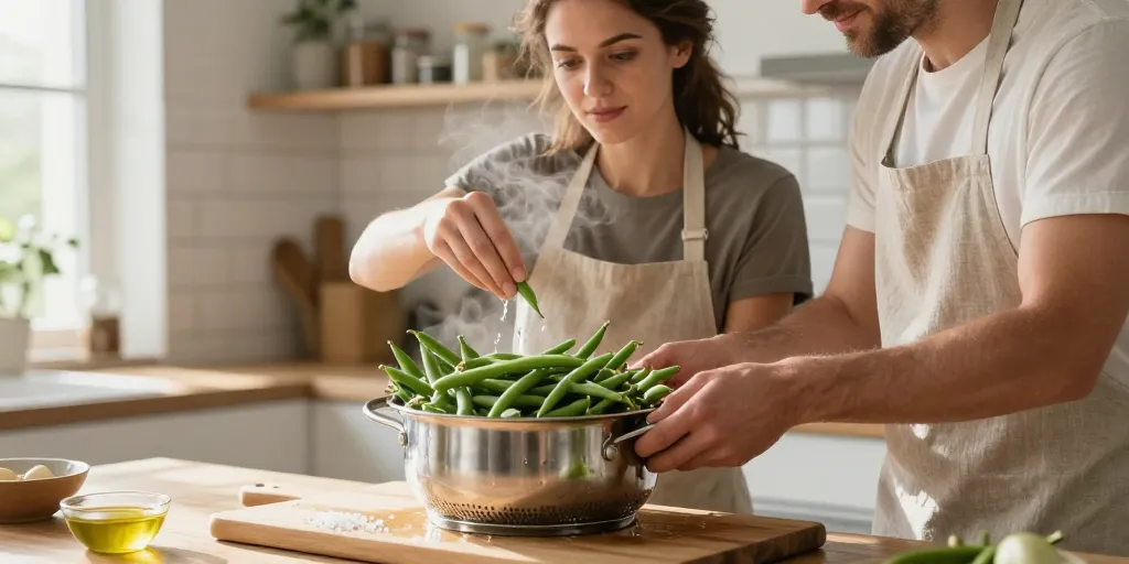 faire des haricots vert