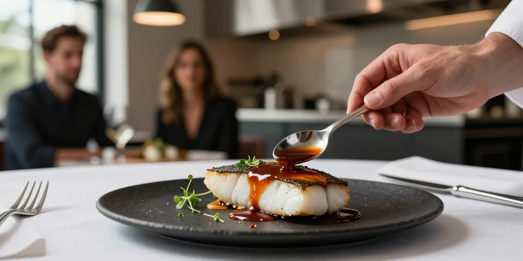 filet de bar sauce 'de luxe