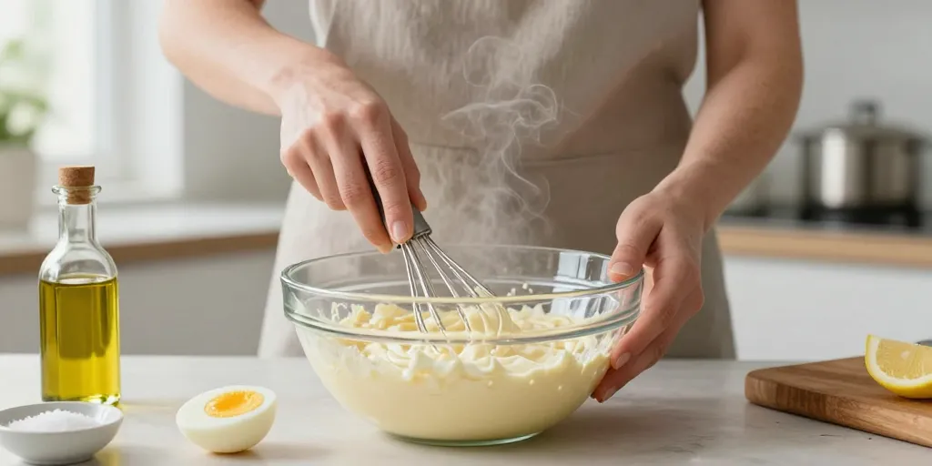 mayonnaise light oeuf dur