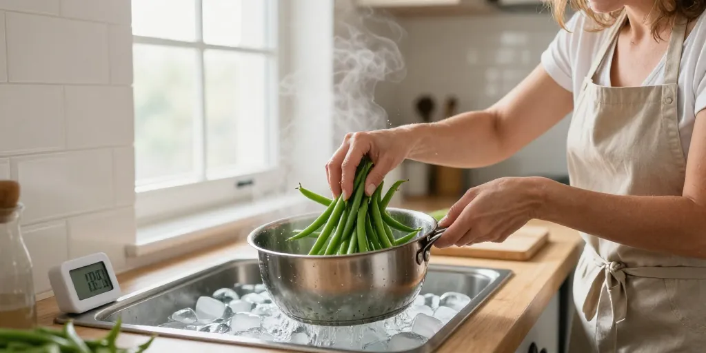 comment preparer des haricots vert