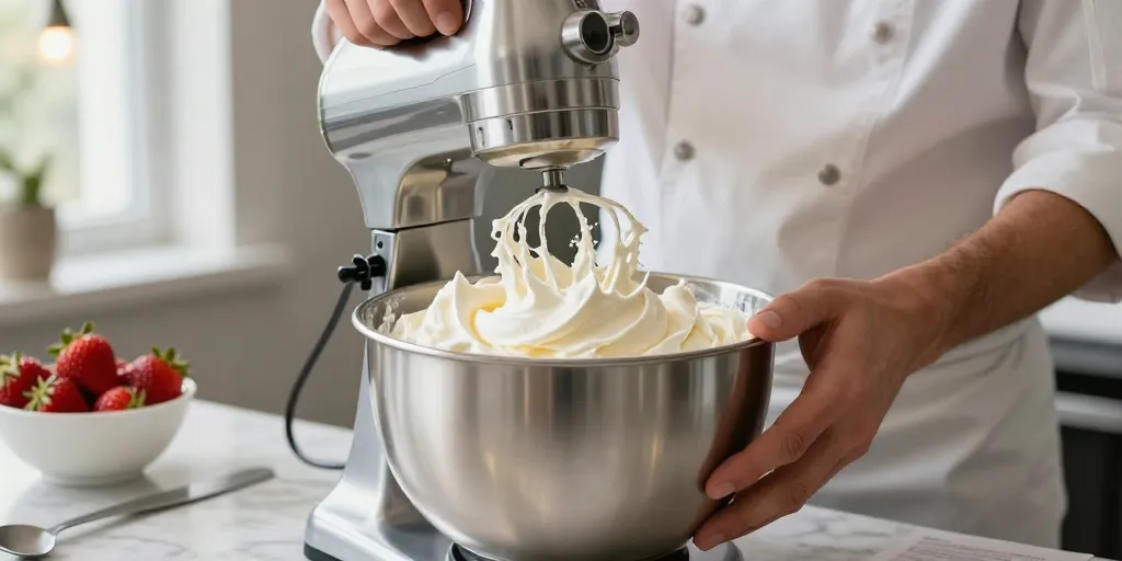 creme chantilly au robot patissier