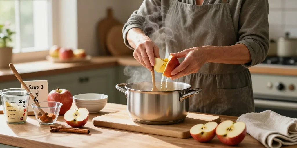 Recette compote de pomme cannelle : la méthode inratable en six étapes