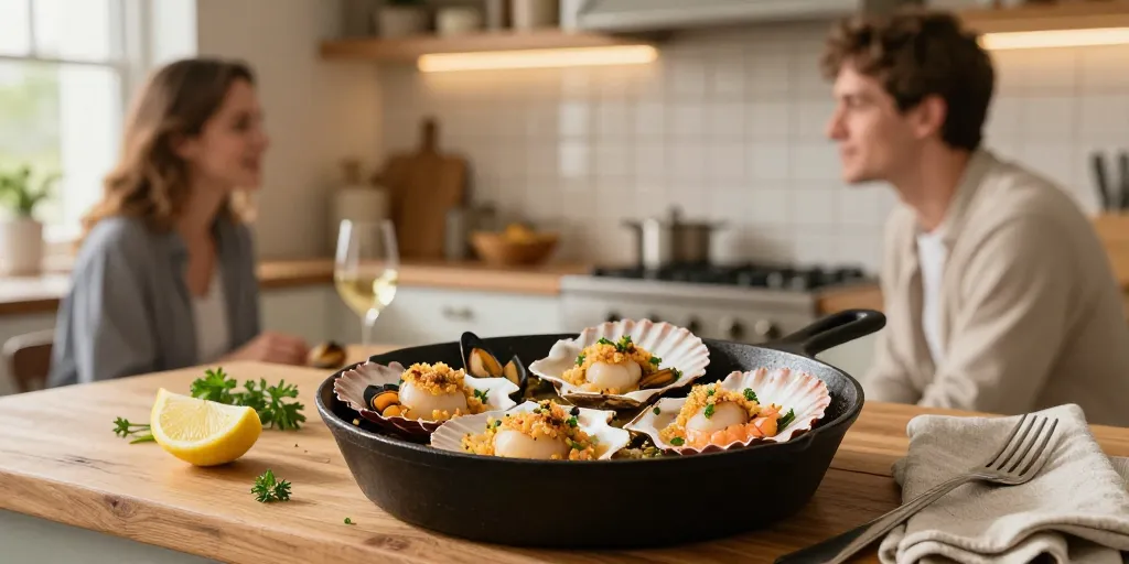 recette coquille fruit de mer facile