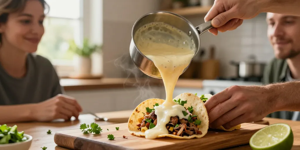 sauce fromagere pour tacos