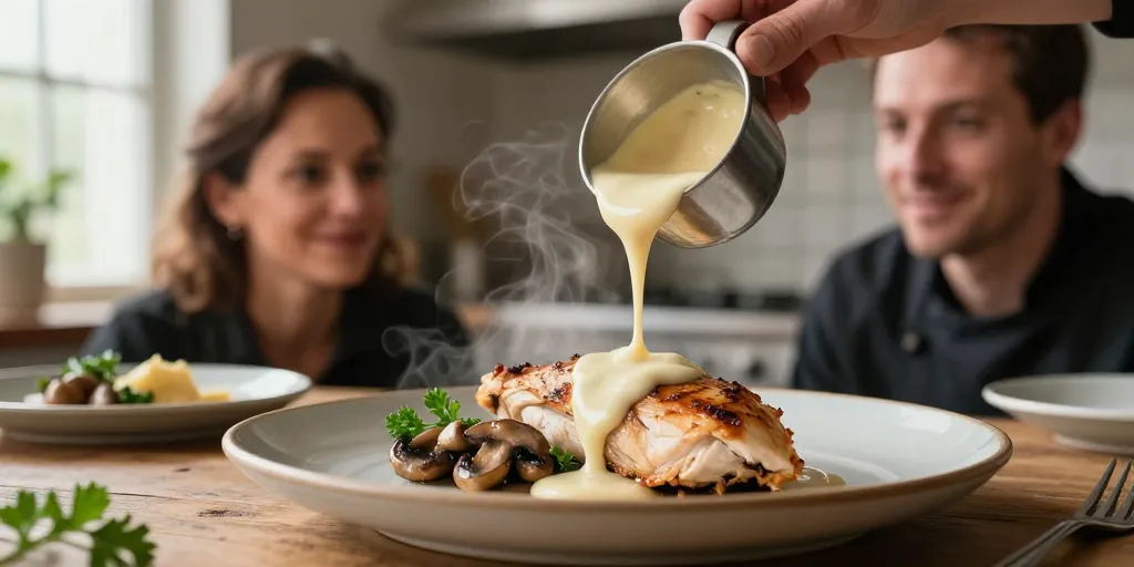 supremes de volaille aux champignons