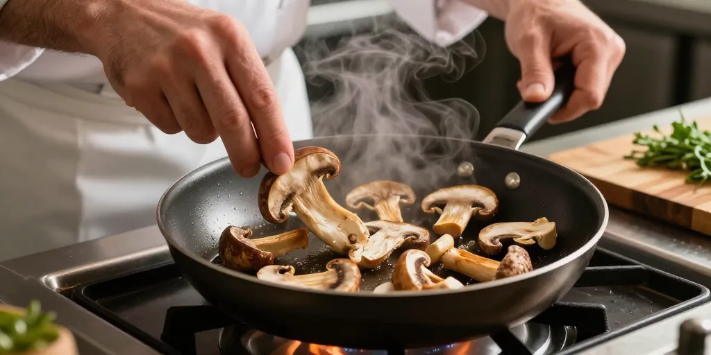 Cuire les cèpes : La méthode pour obtenir une texture ferme et dorée