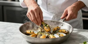 cuisson couteaux poele