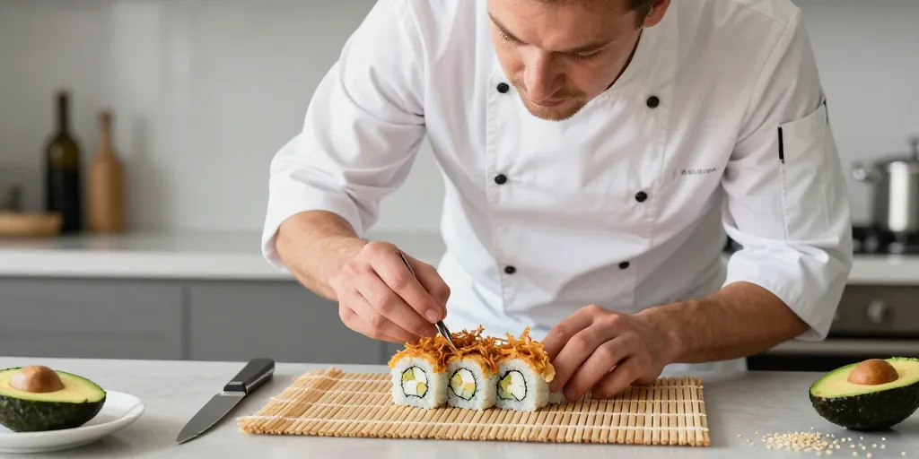 recette california rolls oignon frit