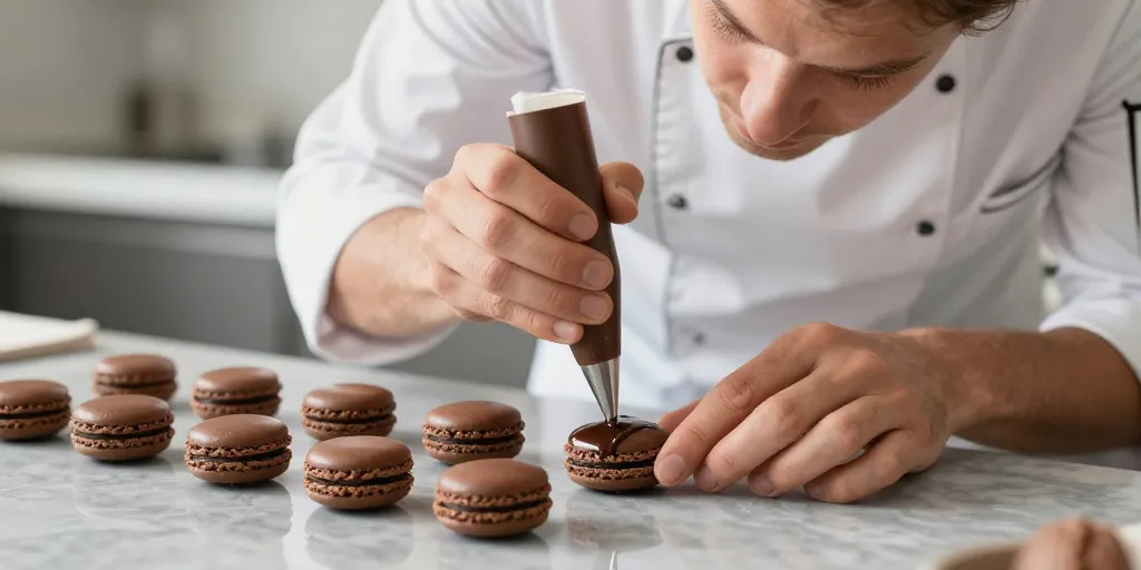 Recette macaron chocolat Pierre Hermé : la technique pour un résultat professionnel