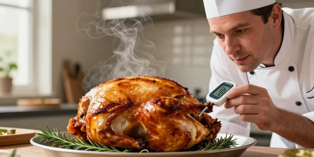 Poulet rôti température : les astuces pour une viande tendre et juteuse